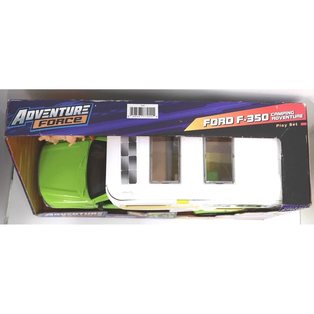 Adventure Force Ford F-350 Camping Adventure Play Set Kids Green New 8 Piece